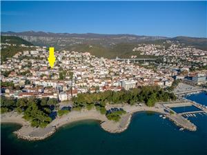 Apartman IVA MAN Rijeka és Crikvenica riviéra, Méret 45,00 m2, Légvonalbeli távolság 250 m, Központtól való távolság 300 m