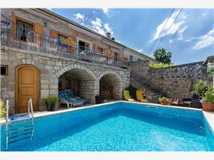 Haus Villa Ljuba Crikvenica, Steinhaus, Größe 180,00 m2, Privatunterkunft mit Pool