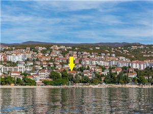 Beachfront accommodation Rijeka and Crikvenica riviera,Book  Iva From 121 €