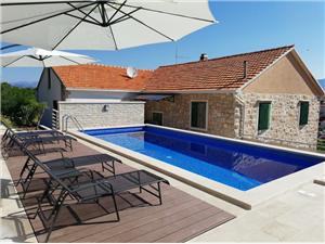 Apartmaji Joško Postira - otok Brac, Kvadratura 100,00 m2, Namestitev z bazenom, Oddaljenost od morja 150 m