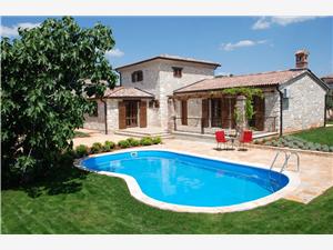 Vila Jurinea Visnjan (Porec), Prostor 159,00 m2, Soukromé ubytování s bazénem