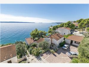 Beachfront accommodation Split and Trogir riviera,Book  Bok From 90 €