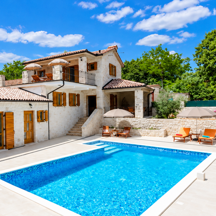 Maison de vacances avec piscine privée en Croatie