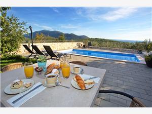 Accommodatie met zwembad Split en Trogir Riviera,Reserveren  Ivana Vanaf 100 €