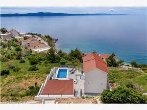 Villa No stress Drasnice, Größe 130,00 m2, Privatunterkunft mit Pool, Luftlinie bis zum Meer 200 m