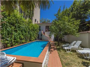 Lägenhet Sunny Rijeka och Crikvenicas Riviera, Storlek 140,00 m2, Privat boende med pool, Luftavstånd till havet 30 m