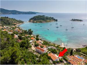 Lägenhet Ana Södra Dalmatiens öar, Storlek 55,00 m2, Luftavstånd till havet 70 m