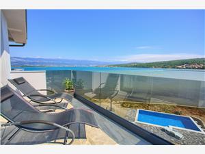 Beachfront accommodation Kvarners islands,Book  Sabbia From 229 €