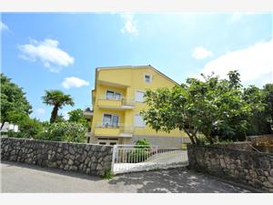 Apartments Olgica Malinska - island Krk, Size 34.00 m2, Airline distance to the sea 250 m, Airline distance to town centre 100 m