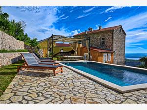 Villa URSULA Riviera von Rijeka und Crikvenica, Steinhaus, Größe 350,00 m2, Privatunterkunft mit Pool