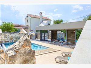 Villa Jerini Main House Krk - isola di Krk, Casa di pietra, Dimensioni 115,00 m2, Alloggi con piscina