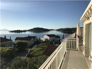 Apartmani Badija Korčula - otok Korčula, Kvadratura 90,00 m2, Zračna udaljenost od mora 60 m