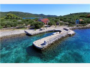 Huis Old Fisherman Noord-Dalmatische eilanden, Afgelegen huis, Kwadratuur 56,00 m2, Lucht afstand tot de zee 15 m