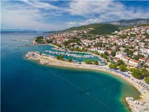 Boende vid strandkanten Rijeka och Crikvenicas Riviera,Boka  Luna Från 1143 SEK