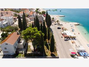 Beachfront accommodation Split and Trogir riviera,Book  Cypress From 342 €