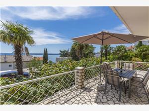 Apartman Anđelko Dramalj (Crikvenica), Kvadratura 80,00 m2, Zračna udaljenost od mora 200 m