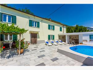 Huis Annie De Crikvenica Riviera en Rijeka, Kwadratuur 80,00 m2, Accommodatie met zwembad