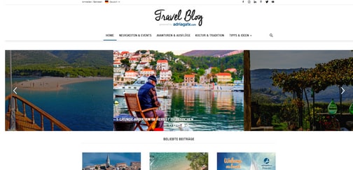  Cestovatelský blog