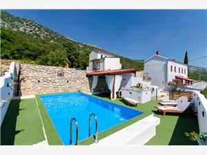 House Bozica with sauna and pool Tribalj, Stone house, Size 100.00 m2, Accommodation with pool