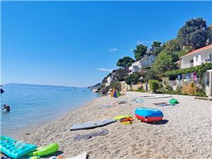 Huis Milovan Makarska Riviera, Kwadratuur 100,00 m2, Lucht afstand tot de zee 10 m, Lucht afstand naar het centrum 400 m