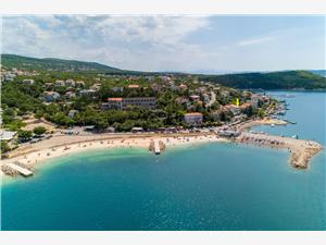 Appartementen JADRY De Crikvenica Riviera en Rijeka, Kwadratuur 80,00 m2, Lucht afstand tot de zee 20 m, Lucht afstand naar het centrum 600 m