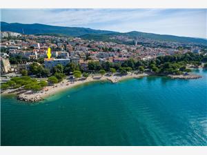 Appartamento Laura Riviera di Rijeka (Fiume) e Crikvenica, Dimensioni 40,00 m2, Distanza aerea dal mare 15 m, Distanza aerea dal centro città 200 m