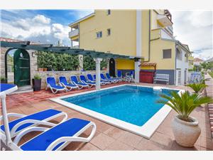 Appartamenti Jacqueline Pakostane, Dimensioni 28,00 m2, Alloggi con piscina, Distanza aerea dal centro città 20 m