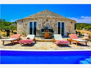 Casa Island getaway Mirca - isola di Brac, Casa di pietra, Casa isolata, Dimensioni 90,00 m2