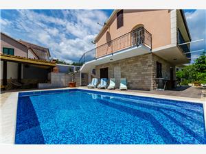 Villa Alka Dalmatien, Storlek 100,00 m2, Privat boende med pool, Luftavstånd till havet 80 m