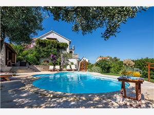 Accommodation with pool Split and Trogir riviera,Book  Family From 1200 €