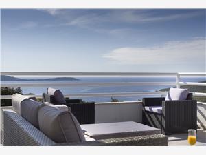 Villa Villa sea view Vinisce, Größe 220,00 m2, Privatunterkunft mit Pool, Luftlinie bis zum Meer 150 m