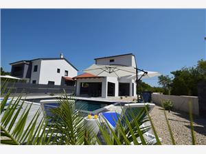 Villa Ella Dobrinj - island Krk, Size 160.00 m2, Accommodation with pool