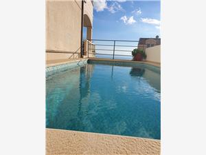 Lägenhet Azure Pool Makarska, Storlek 75,00 m2, Privat boende med pool, Luftavståndet till centrum 900 m