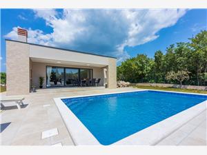 Vila Deluxe Modrá Istrie, Prostor 140,00 m2, Soukromé ubytování s bazénem