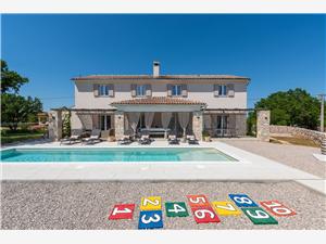 Vila Batelica Modrá Istrie, Prostor 200,00 m2, Soukromé ubytování s bazénem