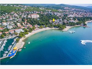 Boende vid strandkanten Rijeka och Crikvenicas Riviera,Boka  Jarmila Från 2180 SEK
