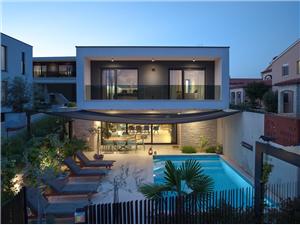 Villa Monte Grosso Modrá Istrie, Prostor 155,00 m2, Soukromé ubytování s bazénem