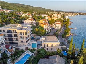 Appartements Sunlife Crikvenica, Superficie 45,00 m2, Hébergement avec piscine, Distance (vol d'oiseau) jusque la mer 20 m