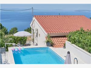 Accommodatie met zwembad Split en Trogir Riviera,Reserveren  Roza Vanaf 242 €