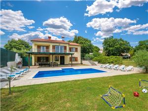 Vila Anamaria Modrá Istrie, Prostor 140,00 m2, Soukromé ubytování s bazénem