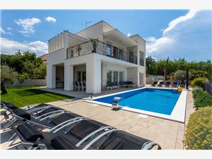 Villa Zara Klimno - eiland Krk, Kwadratuur 200,00 m2, Accommodatie met zwembad, Lucht afstand tot de zee 150 m