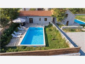 Dom Stone Curlew 2 Zadar riviéra, Kamenný dom, Rozloha 60,00 m2, Ubytovanie s bazénom