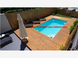 Accommodatie met zwembad Split en Trogir Riviera,Reserveren  Annela Vanaf 293 €