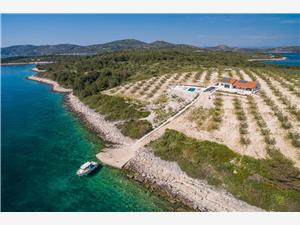 Villa Cape of Tranquility North Dalmatian islands, Stone house, Remote cottage, Size 140.00 m2