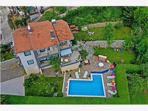 Villa Bregi Matulji, Kwadratuur 200,00 m2, Accommodatie met zwembad