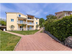 Appartamento Mia Cizici Čižići - isola di Krk, Dimensioni 50,00 m2, Distanza aerea dal centro città 400 m