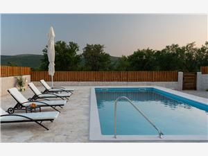 Villa Kole Sibenik Riviera, Stenen huize, Kwadratuur 120,00 m2, Accommodatie met zwembad