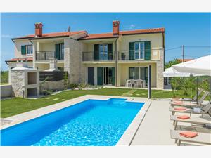 Vila Melody Kastelir, Prostor 144,00 m2, Soukromé ubytování s bazénem