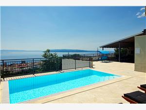 Casa Irena Makarska, Casa di pietra, Dimensioni 85,00 m2, Alloggi con piscina