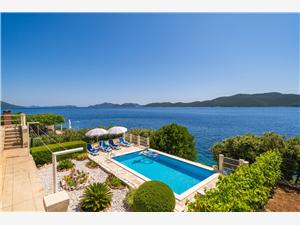 Dom Planika Slano (Dubrovnik), Powierzchnia 60,00 m2, Kwatery z basenem, Odległość do morze mierzona drogą powietrzną wynosi 20 m